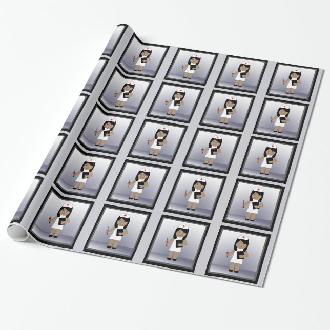 Niedliches Nurve 1 Wrapping Paper Geschenkpapier (Ungerollt)