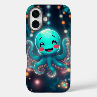 Niedliches Octopus iPhone Case - Strenge und leben