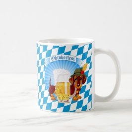 Niedliches Oktoberfest-Beer-Hound Kaffeetasse