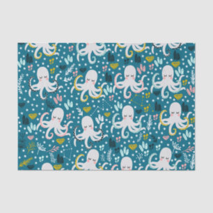 Niedliches Oktopus-Gewebe Seidenpapier