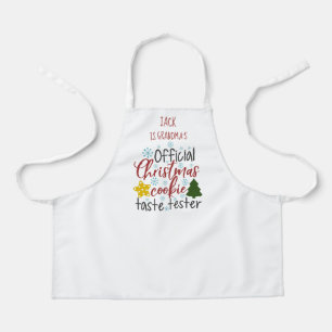 Niedliches Oma und Kind Weihnachten Backküche Schürze
