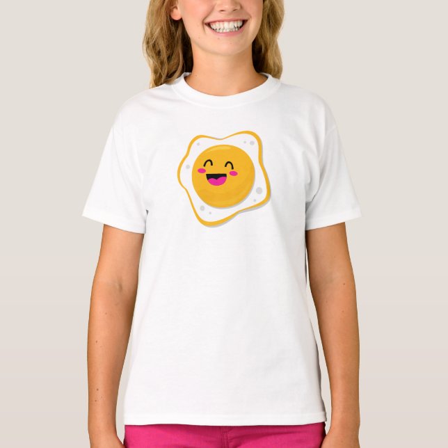 Niedliches Omeletdesign T-Shirt (Vorderseite)