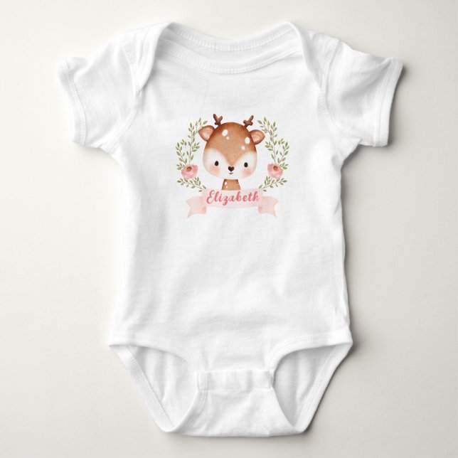 Niedliches One Deh First Birthday Baby Baby Strampler (Vorderseite)