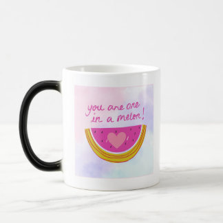 Niedliches "One in a Melon" Wassermelon Design Verwandlungstasse