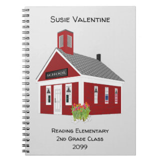 Niedliches One Room Schoolhouse SpiralNotebook Notizblock