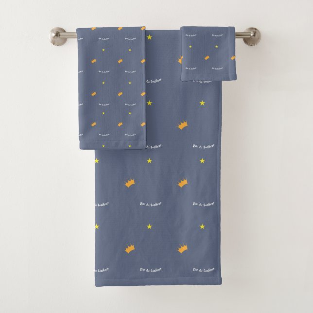 Niedliches orangefarbenes Set für das Handtuch (Insitu)