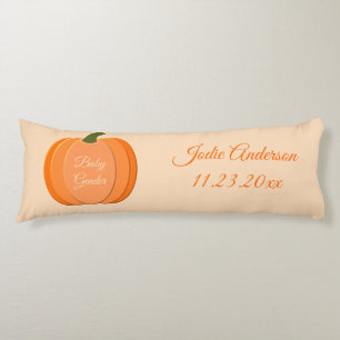 Niedliches Orangengeschlecht Neutral Pumpkin Custo Seitenschläferkissen