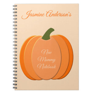 Niedliches Orangengeschlecht - Neutrale Pumpkin-Ju Notizblock