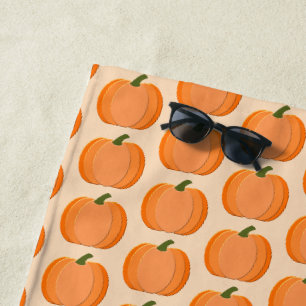 Niedliches Orangengeschlecht - Neutraler Pumpkin G Strandtuch