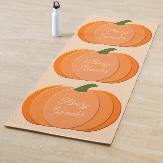Niedliches Orangengeschlecht - Neutraler Pumpkin Yogamatte (Beispiel)