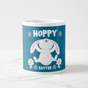 Niedliches Osterferien-Rabbit Jumbo-Tasse