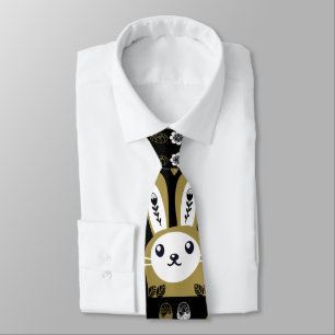 Niedliches Osterferien-Rabbit Krawatte