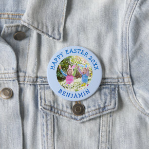 Niedliches OsterFoto mit dem Namen Blau Button