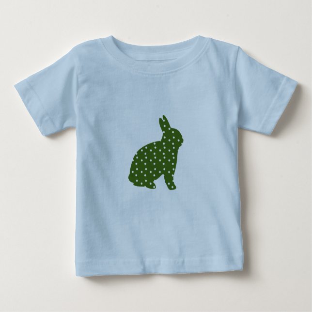 Niedliches Ostergebirge mit Olivenbäumen und weiße Baby T-shirt (Vorderseite)
