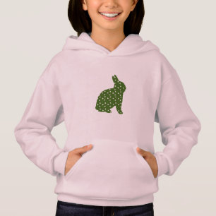 Niedliches Ostergebirge mit Olivenbäumen und weiße Hoodie