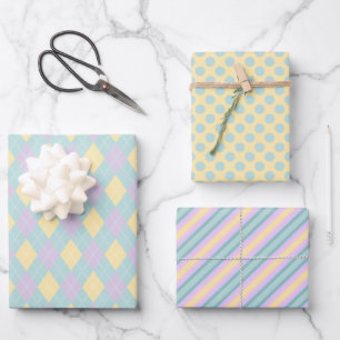 Niedliches Ostermuster Geschenkpapier Set
