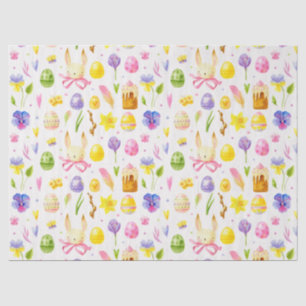 Niedliches Ostermuster Seidenpapier