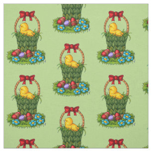 Niedliches Ostern-Huhn Stoff