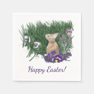 Niedliches Ostern wünscht Feiertagsgruß Serviette