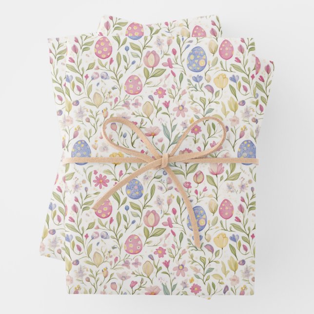 Niedliches Osterpapier Geschenkpapier Set (Beispiel)