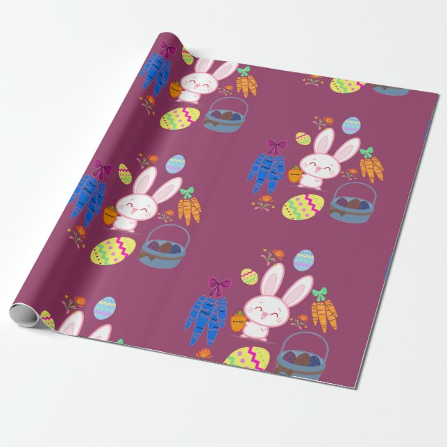 Niedliches Ostersonnenpapier Geschenkpapier (Ungerollt)
