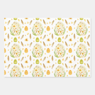 Niedliches Ostersonnenpapier Geschenkpapier Set