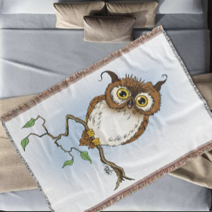Niedliches Owl Brown Hoot Decke