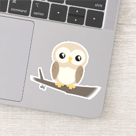 Niedliches Owl Custom Cut Vinyl Stickers Aufkleber