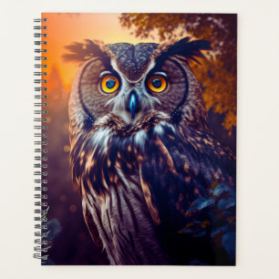 Niedliches Owl in Forest Nature Wildlife Bird Anim Planer