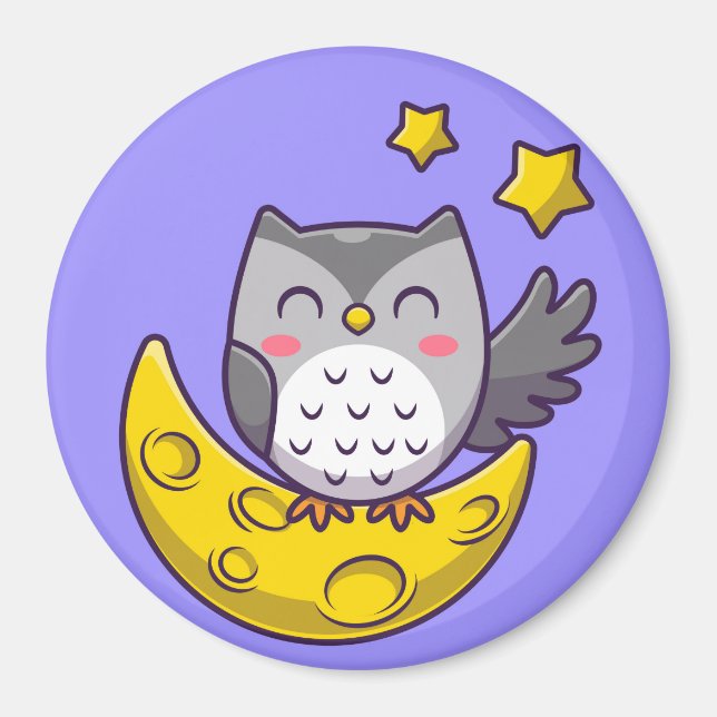 Niedliches Owl Magnet (Vorne)