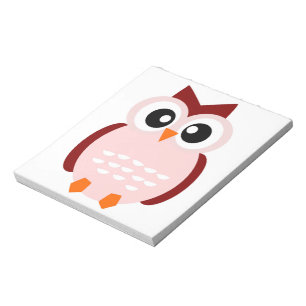 NIEDLICHES OWL NOTIZBLOCK