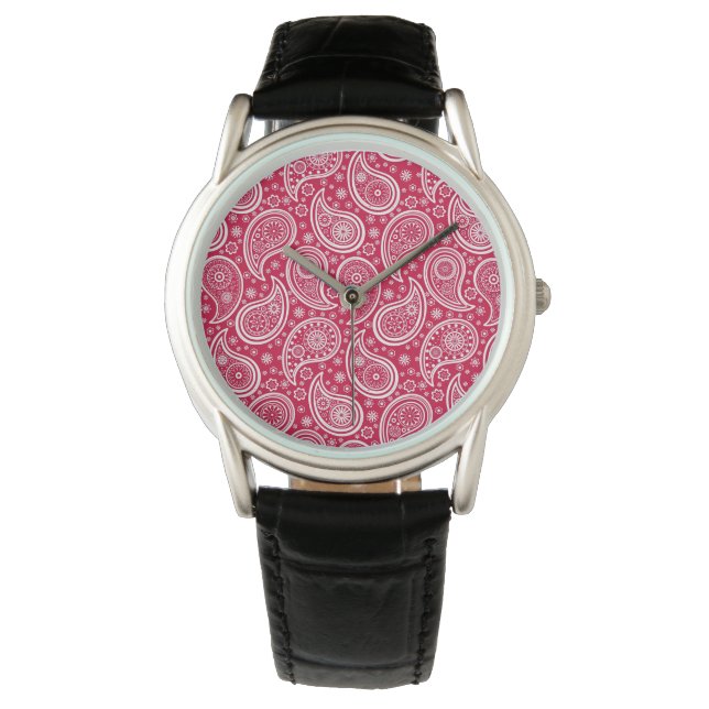 Niedliches Paisley Muster Case-Mate iPhone ca. Armbanduhr (Vorderseite)