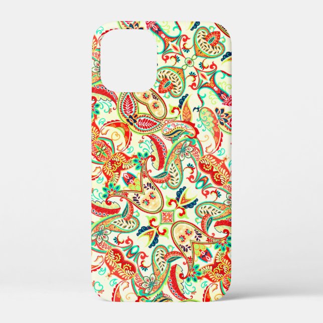Niedliches Paisley-Muster Case-Mate iPhone Hülle (Rückseite)