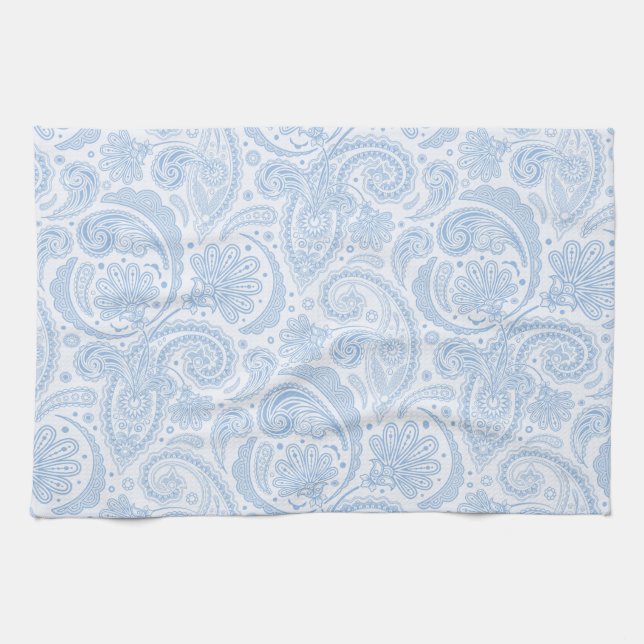 Niedliches Paisley-Muster Geschirrtuch (Horizontal)