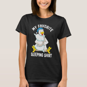 Niedliches Pajama für Nigh-Schlafhühner T-Shirt