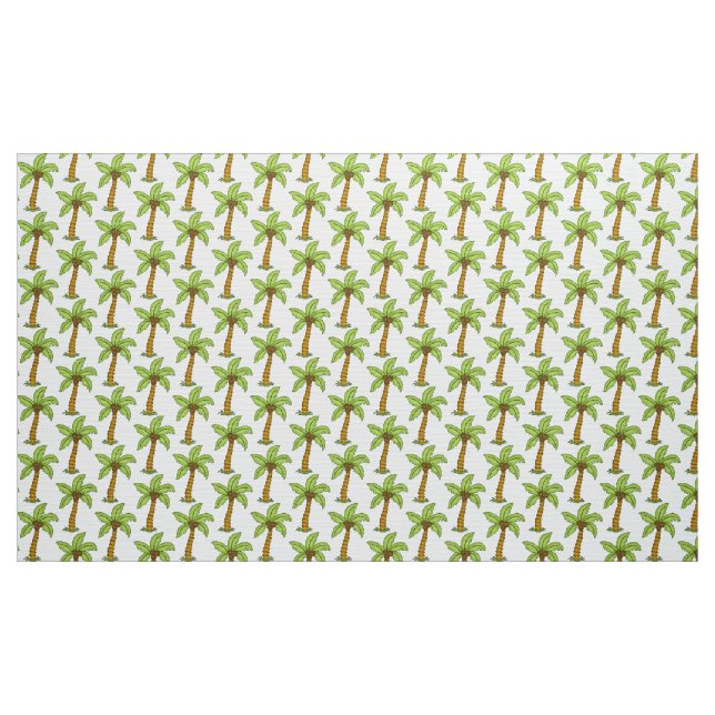 Niedliches Palmbaumdesign Stoff (Yard (91,4 cm))