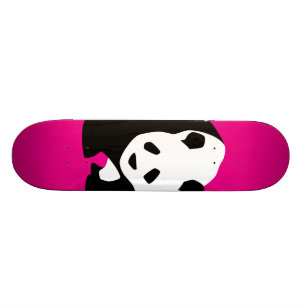 Niedliches Panda-Bärn-heißes Rosa-pinkfarbenes Skateboard