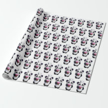 Niedliches Panda Bear Wrapping Paper