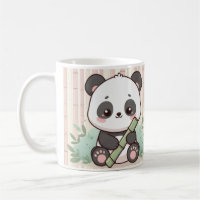 Niedliches Panda Cartoon Tasse Design