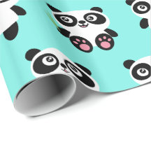 Niedliches Panda-Entwurfs-Verpackungs-Papier