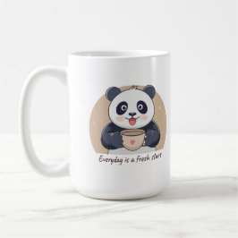 Niedliches Panda mit Kaffee Kaffeetasse