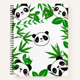 Niedliches Panda-Notebook für Kinder Notizbuch