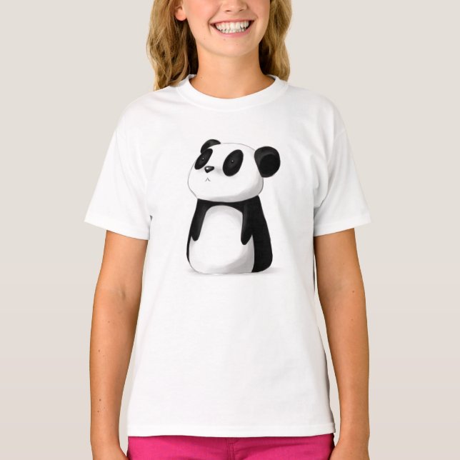 Niedliches Panda-Shirt für Kinder T-Shirt (Vorderseite)