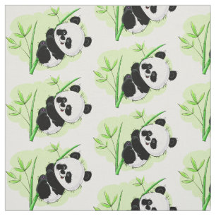 Niedliches Pandagewebe 3/4 Stoff