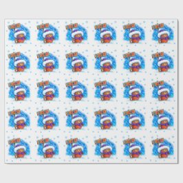 Niedliches Papier der Peace Robin-Umhüllung auf we Geschenkpapier