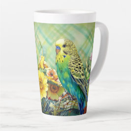 Niedliches Paradies und Wildblumen zum Karierten H Milchtasse