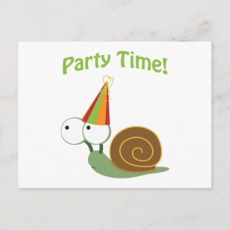 Niedliches Party Einladungspostkarte