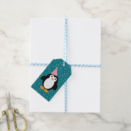 Niedliches Party Pinguin Geschenkanhänger