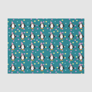 Niedliches Party Pinguin Seidenpapier