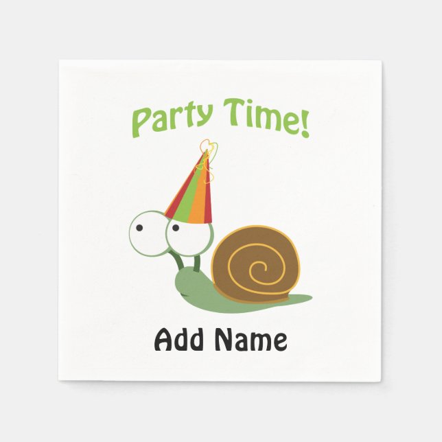 Niedliches Party Serviette (Vorderseite)